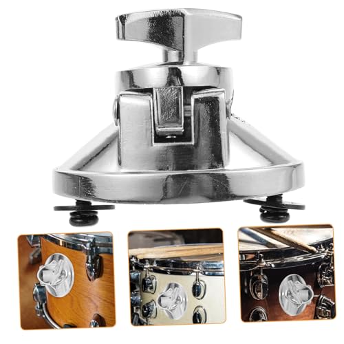 Yardwe Zinc Alloy Floor Tom Leg Mount Clamp Durable Drum Kit Base for Tom Drums Reliable Drum Parts Hardware Drum Mount Bracket Essential Accessory for Drum
