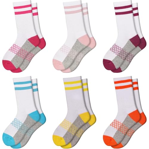 Comfortable sports socks with arch support that does not slide, suitable for daily outdoor use in 6 pairs