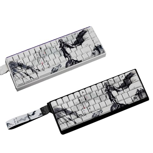 Capuchons PBT pour clavier mécanique ANSI 61 64 68 avec impression latérale