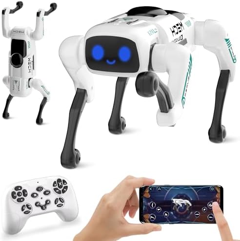 Dingdongwu Smart Robot Dog for Kids, STEM Learning Robotic Pet with Remo...