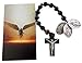 Westmon Works St Michael Wooden Pocket Rosary Saint Gift Set with Holy Prayer Card