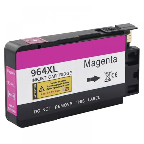Cartouche d'encre 964XL Magenta compatible pour imprimante OfficeJet Pro 9010