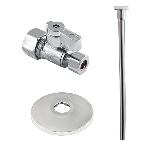 Kingston KF53351TKF20 Toilet Supply Kit, Polished Chrome by Kingston - Used condition - US$44.79
