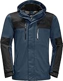 Jack Wolfskin Herren Jasper Flex Men Wetterschutzjacke, thunder blue, S