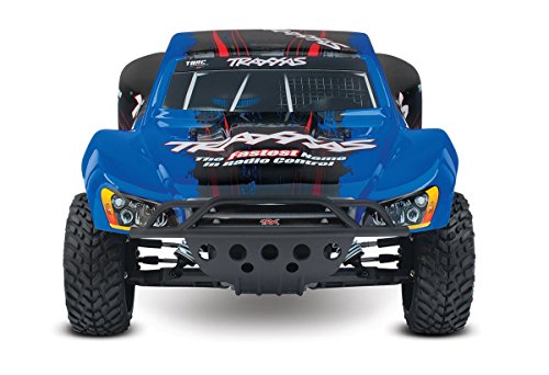 Traxxas Nitro Slash: Powered 2WD Short Course Racing Truck with TQ 2.4 GHz Radio & TSM (1/10 Scale), Blue