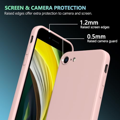 Image of for iPhone SE /8 /7 Case Pink, Scratch Resistant with Soft Touch, Slim Thin Phone Cover for iPhone SE 3rd Gen (2022), iPhone SE 2nd Gen (2020), iPhone 8 /7 4.7 inch