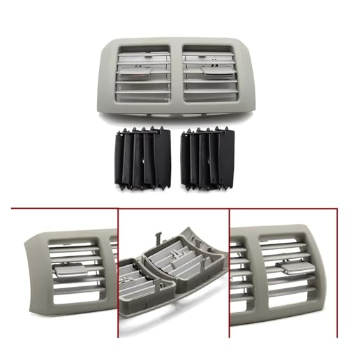 Panel ventilación aire acondicionado trasero beige compatible con Benz R400 W251 5