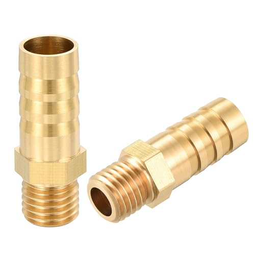 Rebower 2 pcs adaptateur laiton raccord tuyau 10mm x M10x1.25mm