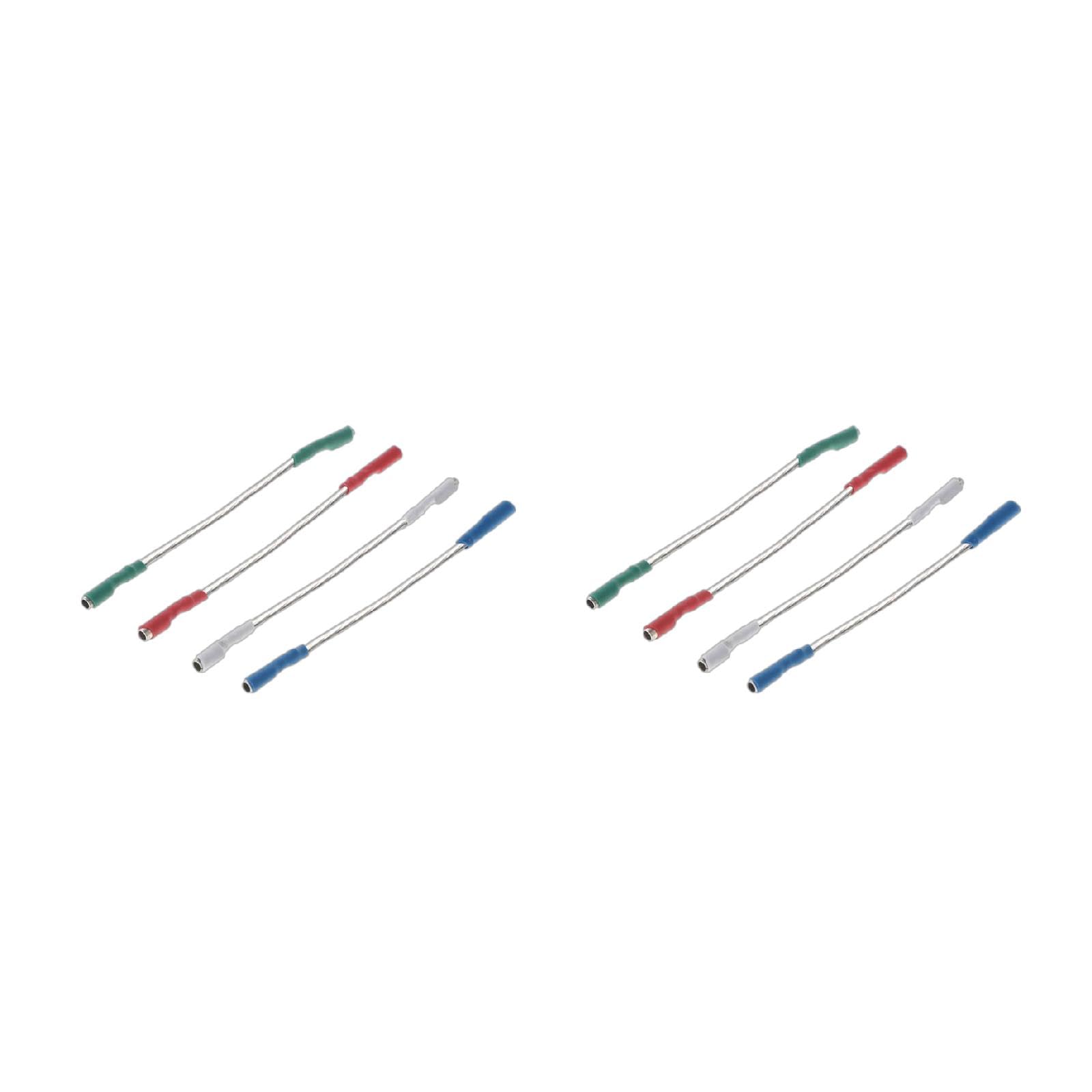 4PCS Leads Wires Header Wire Cable 40mm for 1.2-1.3mm Pins Turn Turntable Headshell