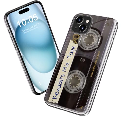 Coque iPhone 14 de protection rigide premium à motifs fleurs sauvages