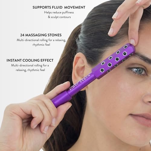 Nurse Jamie Uplift Facial Massaging Beauty Roller - Facial Massager with 24 Stones for Sculpting, Firming & Reducing Puffiness - Image 5