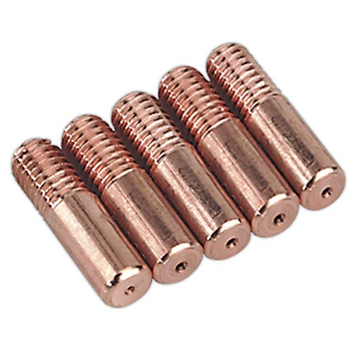 Sealey MIG951 Contact Tip for TB14 Torches, 0.6mm, Brown, Pack of 5