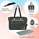 Dikaslon Wickeltasche mit Schnullertasche und Wickelunterlage, Große Reisewindeltasche für Mama und Papa, Multifunktions-Babytasche für Jungen und Mädchen, Olivgrün