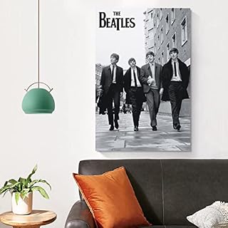 Poster The Beatles – Peinture décorative sur toile – Affiches murales et art – Impression moderne pour chambre à coucher… - Les Beatles, Paul McCartney, John Lennon, RIngo Starr, George Harrison Poster The Beatles - Peinture décorative sur toile - Affiches murales et art - Impression moderne pour chambre à coucher… – Image 4