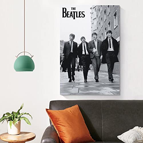 Poster The Beatles – Peinture décorative sur toile – Affiches murales et art – Impression moderne pour chambre à coucher… - Les Beatles, Paul McCartney, John Lennon, RIngo Starr, George Harrison Poster The Beatles - Peinture décorative sur toile - Affiches murales et art - Impression moderne pour chambre à coucher… – Image 5
