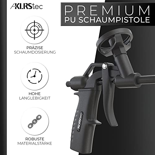 Bauschaumpistole KLRStec Premium PU mit Teflonbeschichtung
