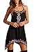 Women's Summer Sleeveless Tribal Printed Casual Floral Beach Wear Mini Sundress