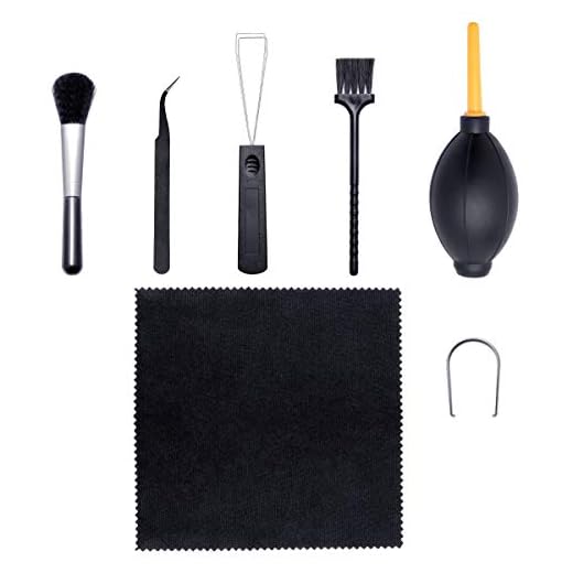 Keyboard Cleaning Kit - Velocifire Keyboard Professional Cleaner Tool, 7pcs Tool,Also for Laptops, Camera Lenses, Glasses