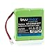 Produktbild Blumax Akku kompatibel mit AVM Fritz!Fon MT-D MTD, Medion MD 81877, Audioline Slim DECT 500, T-Com Sinus A201 wie 5M702BMX, GP0827, GP0845, GP0735,GP0747 - NIMH 600mAh 2.4V