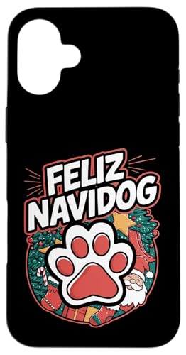 �ʔ����N���X�}�X���̑ʟ���-Feliz Navidog �X�}�z�P�[�X iPhone 16 Plus �p