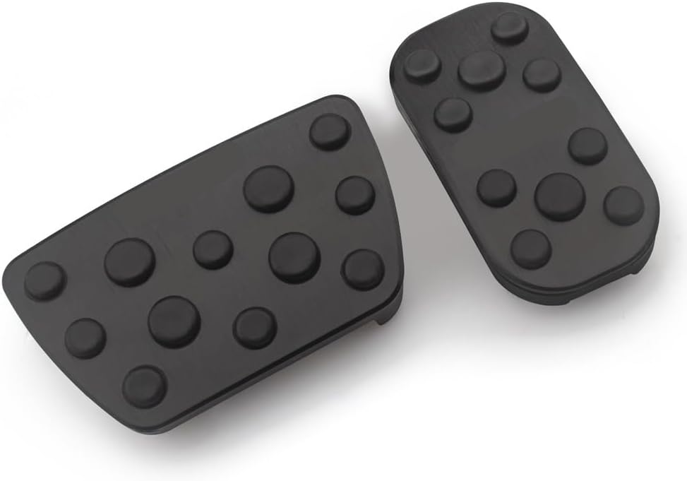 Brake Pedal For Toyota Land Cruiser Prado FJ 150 2010-2020 Aluminum Car Foot Fuel Pedals Accelerator Brake Pedal Pad Cover Accessories(Black)