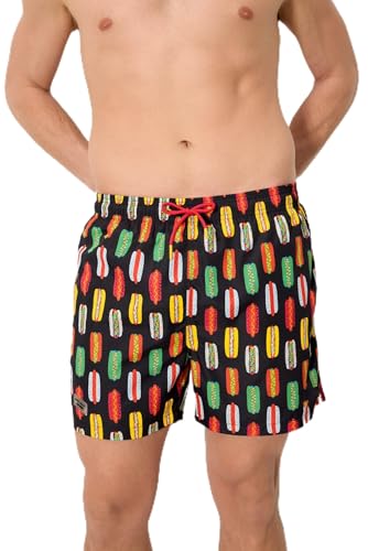 YSABEL MORA - Bañador Medio Estampado Hot Dog Multicolor Sockarrats