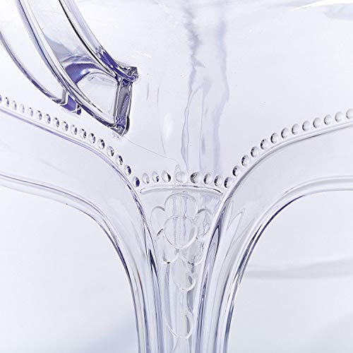 PLATA DECOR IMPORT Princess Style Chair, Clear Chair, Side Chair, Crystal Stylish Dining Chair, Ideal for Dining Room, Vanity Chair, Bedroom (PLA-DI-PC887) by PLATA DECOR IMPORT - Image 5