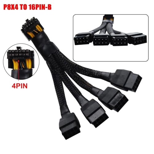 Cable GPU de 16 pines PCIe 5.0 con conector 12VHPWR de 90 grados para GeForce RTX 4090 4