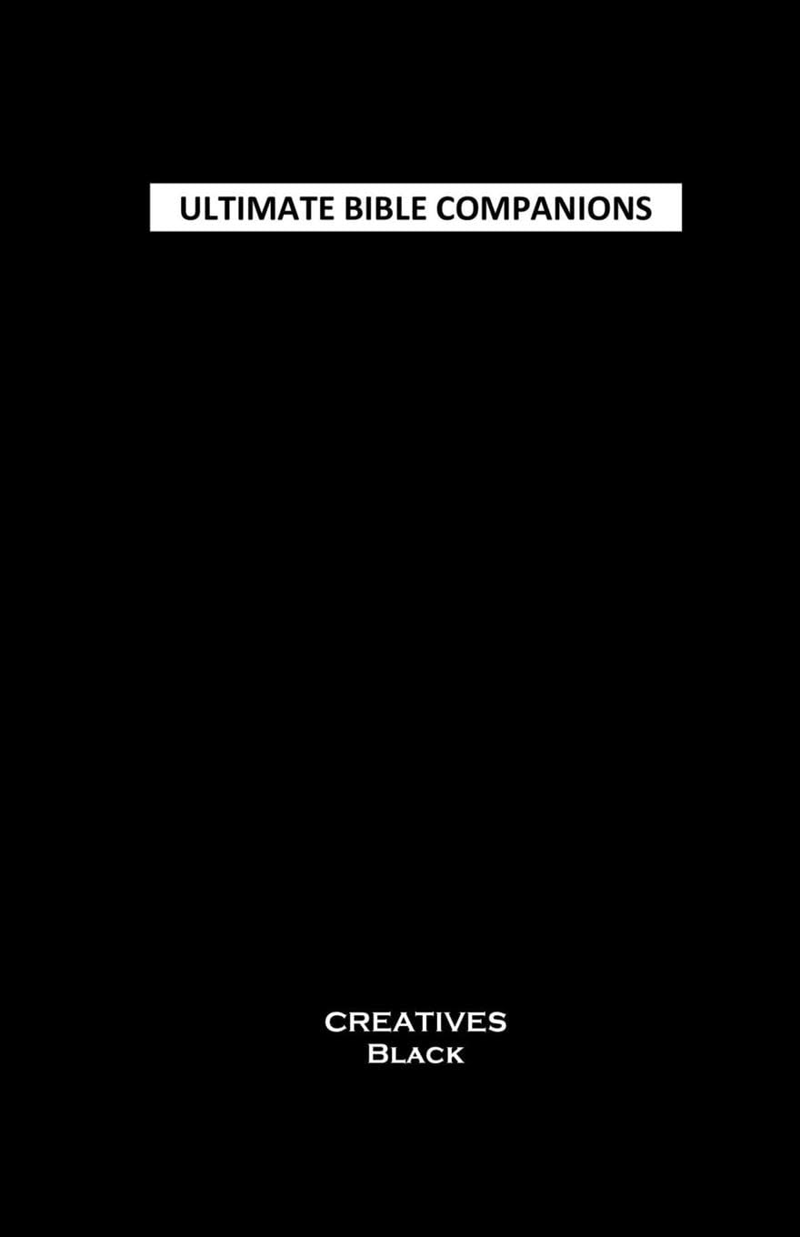 CREATIVES - BLACK: Notebook Paper | Lined Notebook | Prayer Journal | 1 Subject Notebook | Bible Study Notebook | Weights | Measures | Maps | Charts