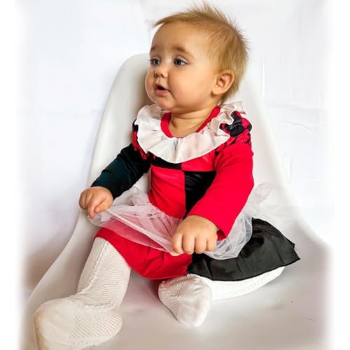 HINTINA Newborn Baby Girl Halloween Romper Dress Outfits With Socks2