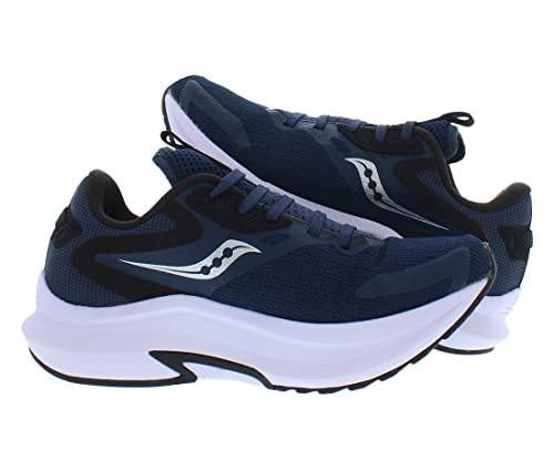 Image of Saucony Axon 2 Womens Shoes Size 8.5, Color: Navy /Silver