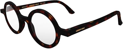 Miniatura 3 de LONDON MOLE Gafas de lectura Moley  Gafas redondas  Lectores geniales  Gafas de lectura elegantes  Unisex para hombre y mujer  Bisagras de resorte
