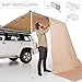 Retractable Car Side Awning, Pull Out Tent Shelter Shade W/Side Extension, PU3000mm UV50+ Retractable Vehicle Awning with Waterproof Storage Bag(200x300cm/6.6x9.8ft)