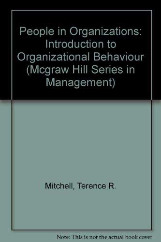 Amazon | People in Organizations: An Introduction to Organizational ...