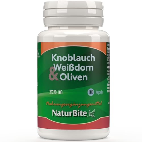 Knoblauch Weißdorn & Olive 100 Perlen NaturBite