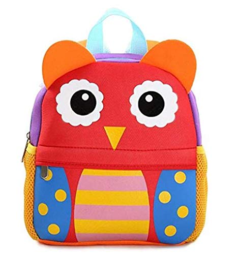 Casadeiy - Mochila infantil de peluche, diseño de animales, Owl, 21*26*8 cm
