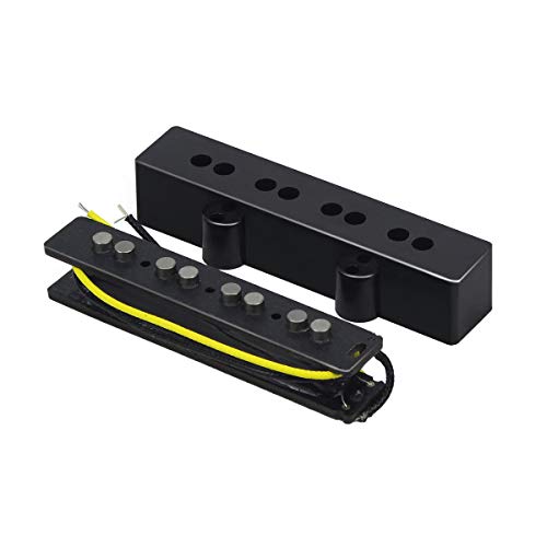 Fleor Alnico 5 Jazz Bass Pickups Bridge Pickup Fit 4 Strings Fender Jazz Bass Guitar Pickup Part #TOP4