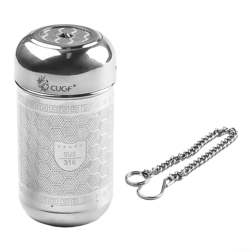 Bola coladora de té de malla de acero inoxidable, diseñada para preparar tés saborizados y condimentos con mínima fuga de sedimentos (S)