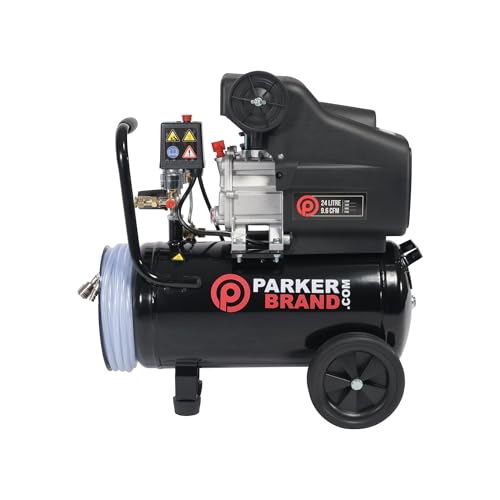24 Litre Air Compressor with Hose Reel & Tool Kit - 9.6 CFM, 2.5 HP, 24L 4 24 Litre Air Compressor with Hose Reel & Tool Kit - 9.6 CFM, 2.5 HP, 24L - Image 4