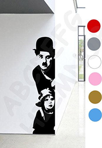 AWS Sticker Charlie Chaplin Wall STICKERS 