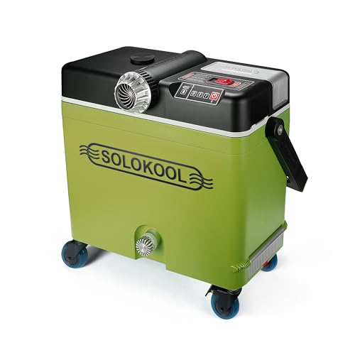 SoloKool Model V - Injection Molded Cooler & Portable Air Conditioner, 2-In-1 Design