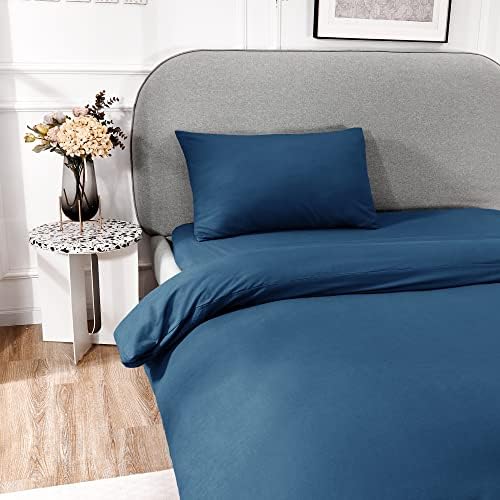 Deconovo Super King Size Bedding Duvet Cover Set - Brushed Microfiber Quilt Bedding Cover with 2 Pillowcases, Beige