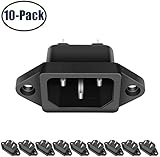 ★Paketinhalt: 10 x IEC 320 C14-Buchse (Ton entspricht den Standards EC, UL, ULC, CE, CCC und VDE)