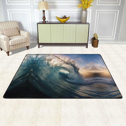 Tapis ondulé doux pour chambre créant un cocon de douceur unique