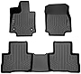 SMARTLINER Custom Fit All Weather 2 Row Black Floor Mats Liner Set Compatible with 2021-2023 Toyota Venza