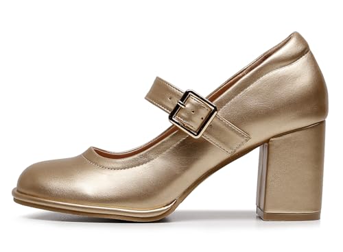 Image of VenusCelia Women's Mary Jane Pump Heeled Shoe