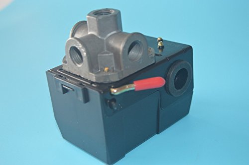 Lefoo Pressure Switch Control 90-125Psi 4 Port Heavy Duty 26 Amp For Air Compressor Lf10A-4H-1-Npt1/4-90-125 #TOP4