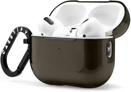 Miniatura 3 de CASETiFY Airpods Pro (2. generación) - Funda compacta con anillo, color negro