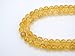 jennysun2010 Natural Citrine Gemstone 6mm Smooth Round Loose 60pcs Beads 1 Strand for Bracelet Necklace Earrings Jewelry Making Crafts Design Healing