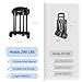 KEDSUM Foldable Luggage Cart for Travel & Moving, 290lbs Dolly Cart with Wheels, Foldable Hand Truck with Expandable Baseplate, Sturdy & Lightweight, Easy to Store
